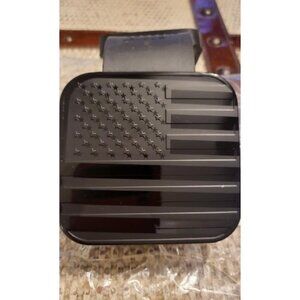 2 Inch Trailer Hitch Cover with American Flag, Metal Trailer Hitch Cover